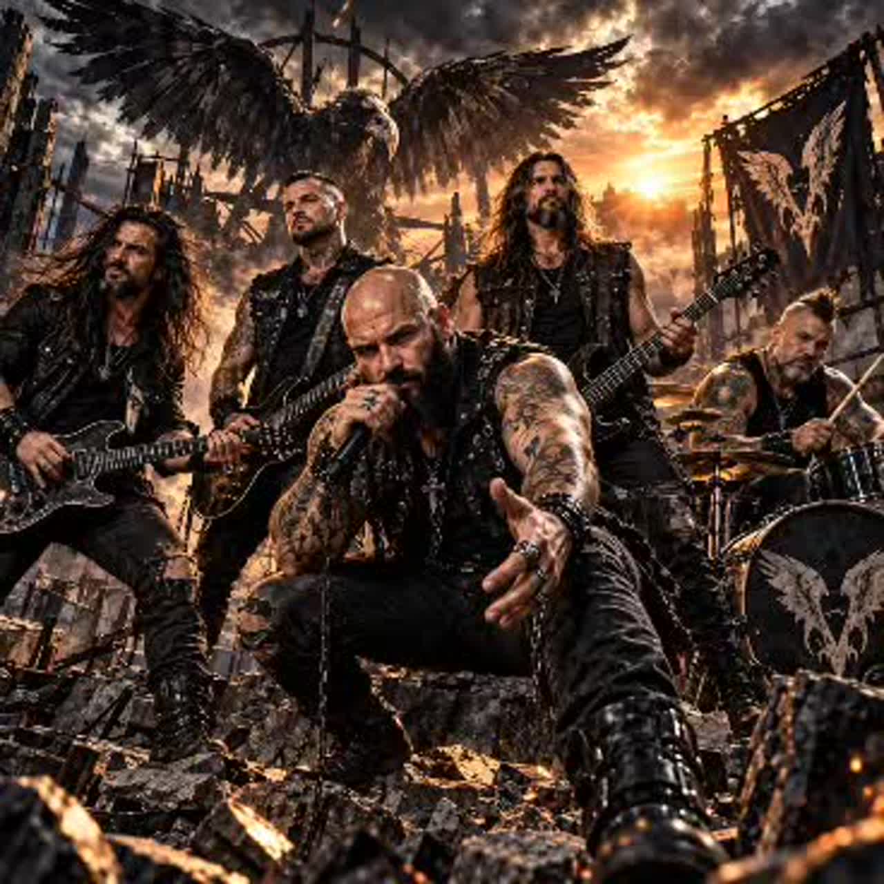 SCARS DON'T KNEEL 💣💥  IRON VULTURES artwork