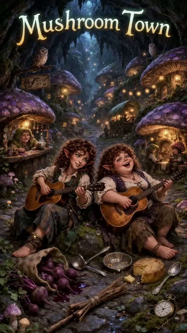 Mushroom Town artwork