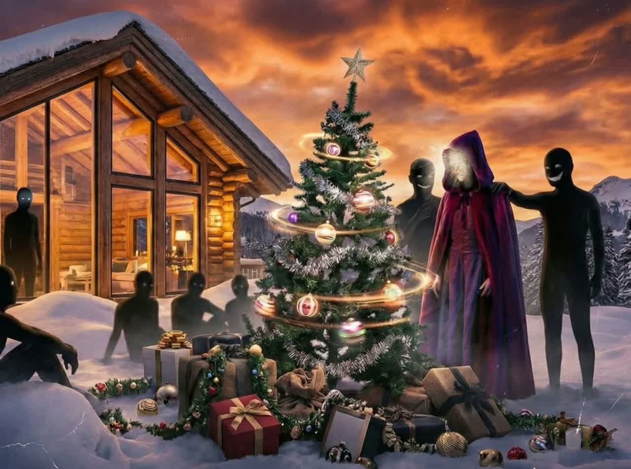 Merry Christmas Shadow People artwork