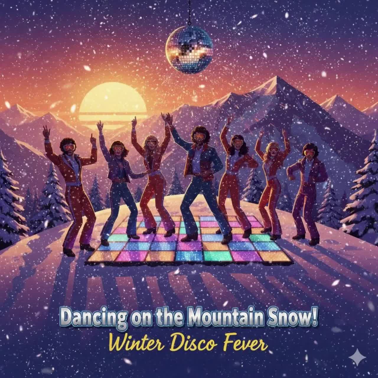 Dancing on the Mountain Snow artwork