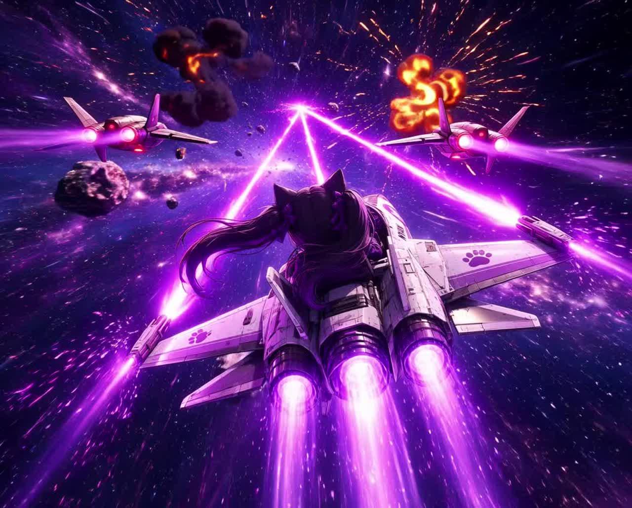 GALAXY CAT BLAST artwork