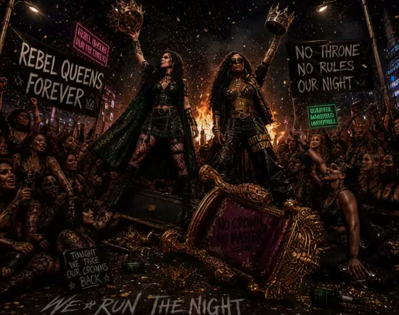 No Kings Tonight (Queen Rebel ft. Traveler) artwork