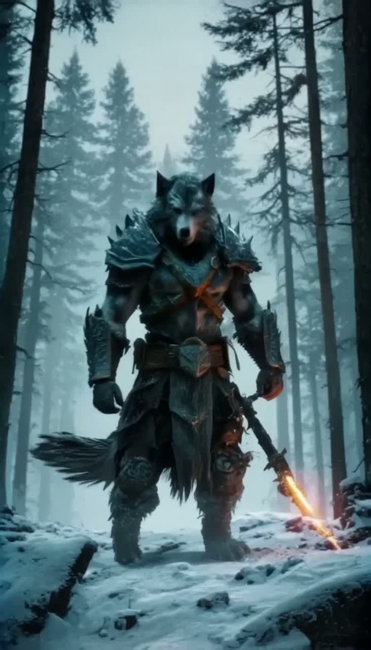 𝖍𝖆𝖑𝖑𝖉ó𝖗’𝖘 𝖇𝖔𝖓𝖊𝖘 • The Wolf Who Waits artwork