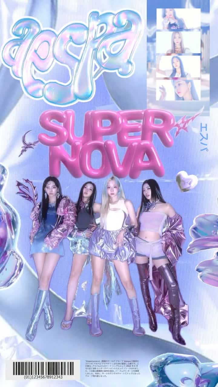 COSMIC BOOM (SUPERNOVA Ver.)-AESPA artwork