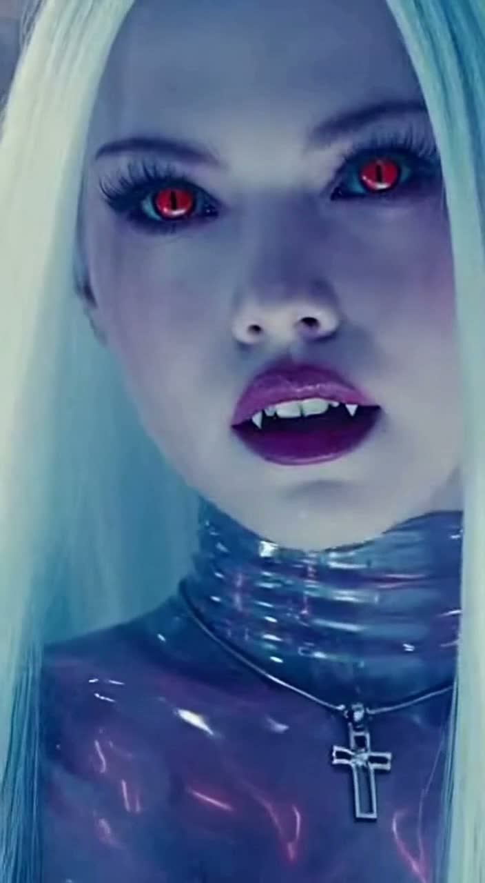 Crimson Eyes on Ice artwork
