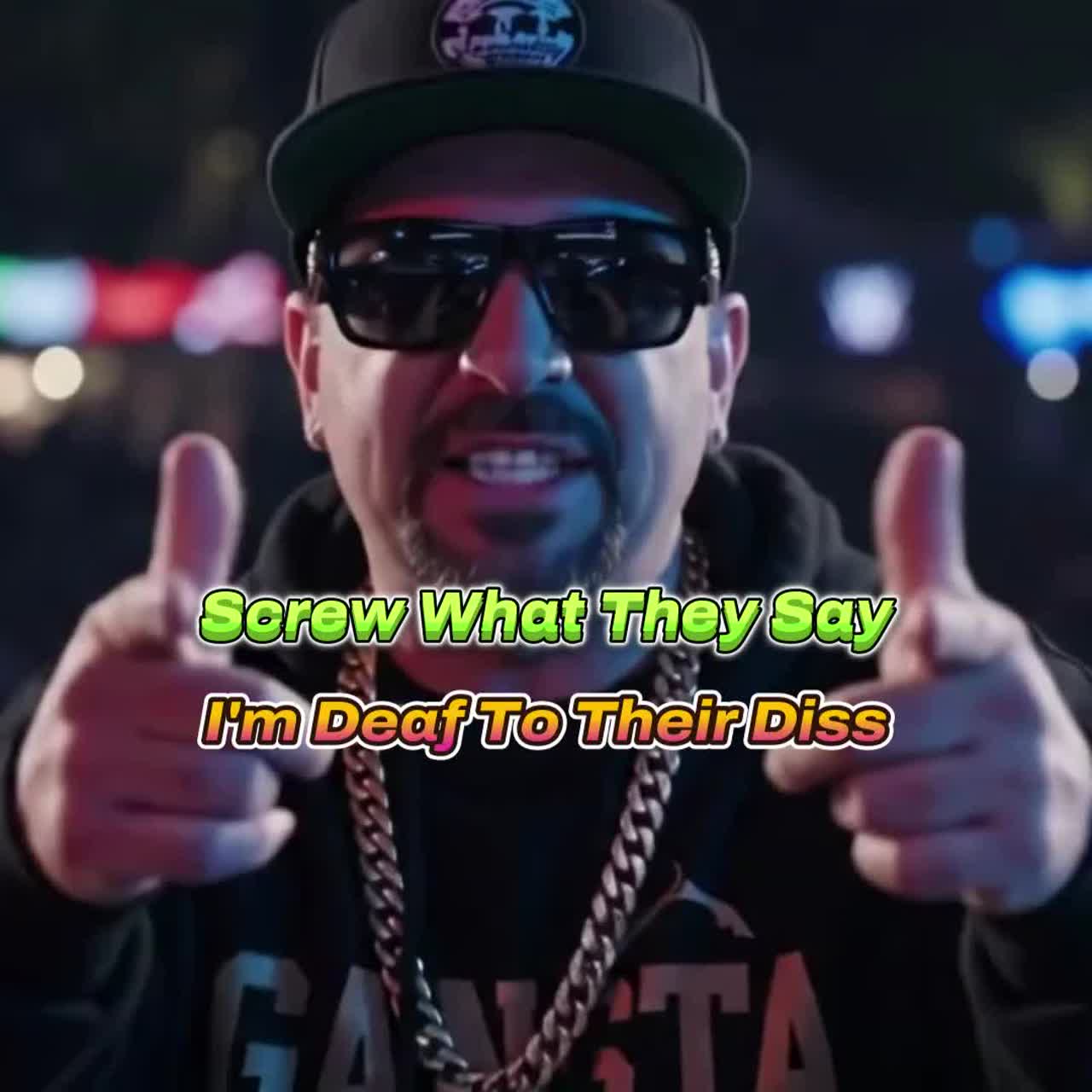 Screw What They Say ~ I'm Deaf to their Diss - RAW+UNCUT artwork