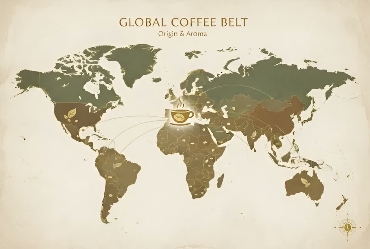 Coffee belt artwork