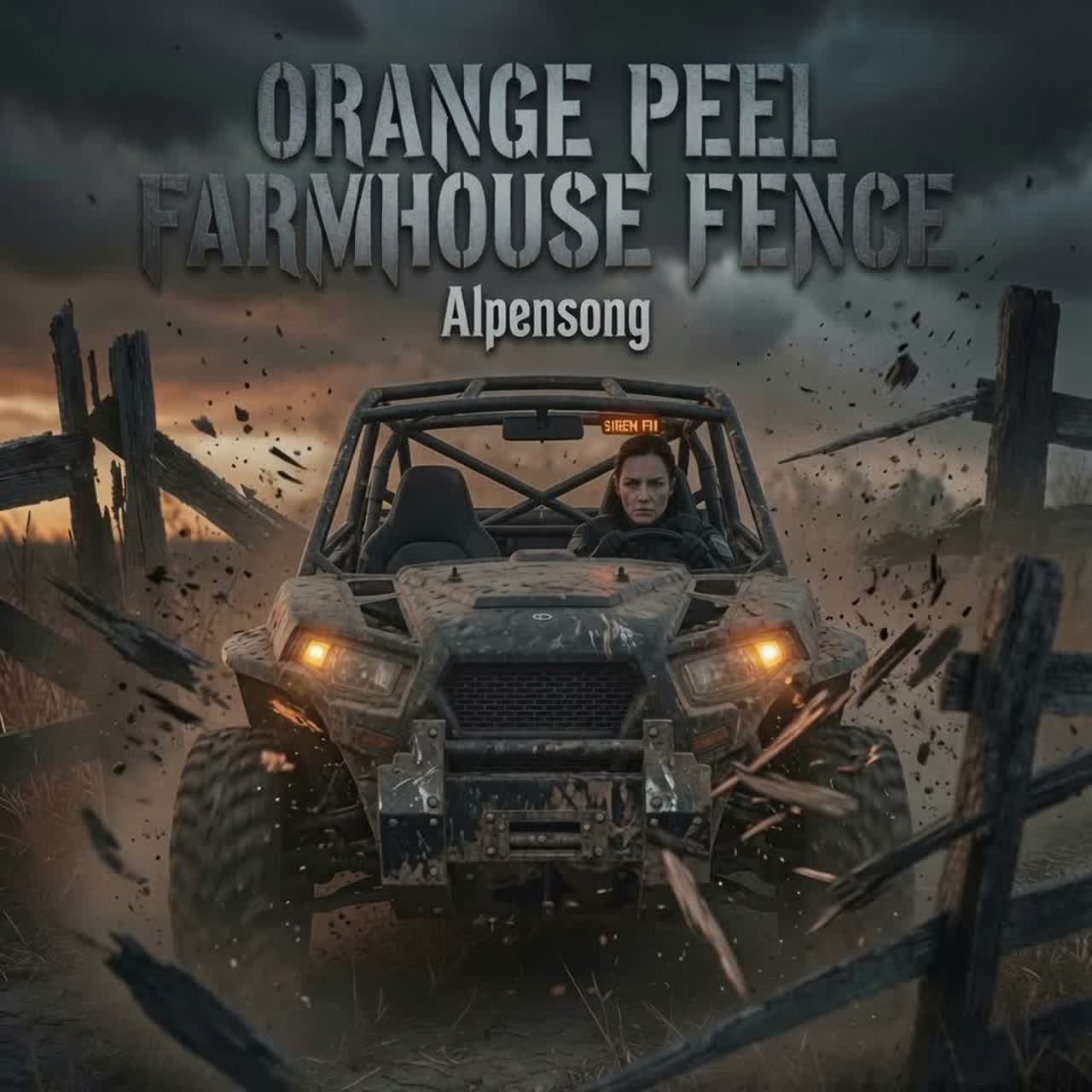 Orange Peel Farmhouse Fence artwork