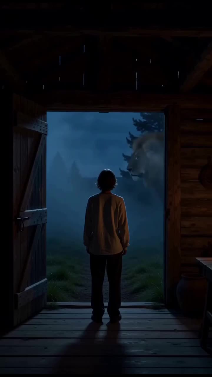 THE LION NEVER CAME artwork