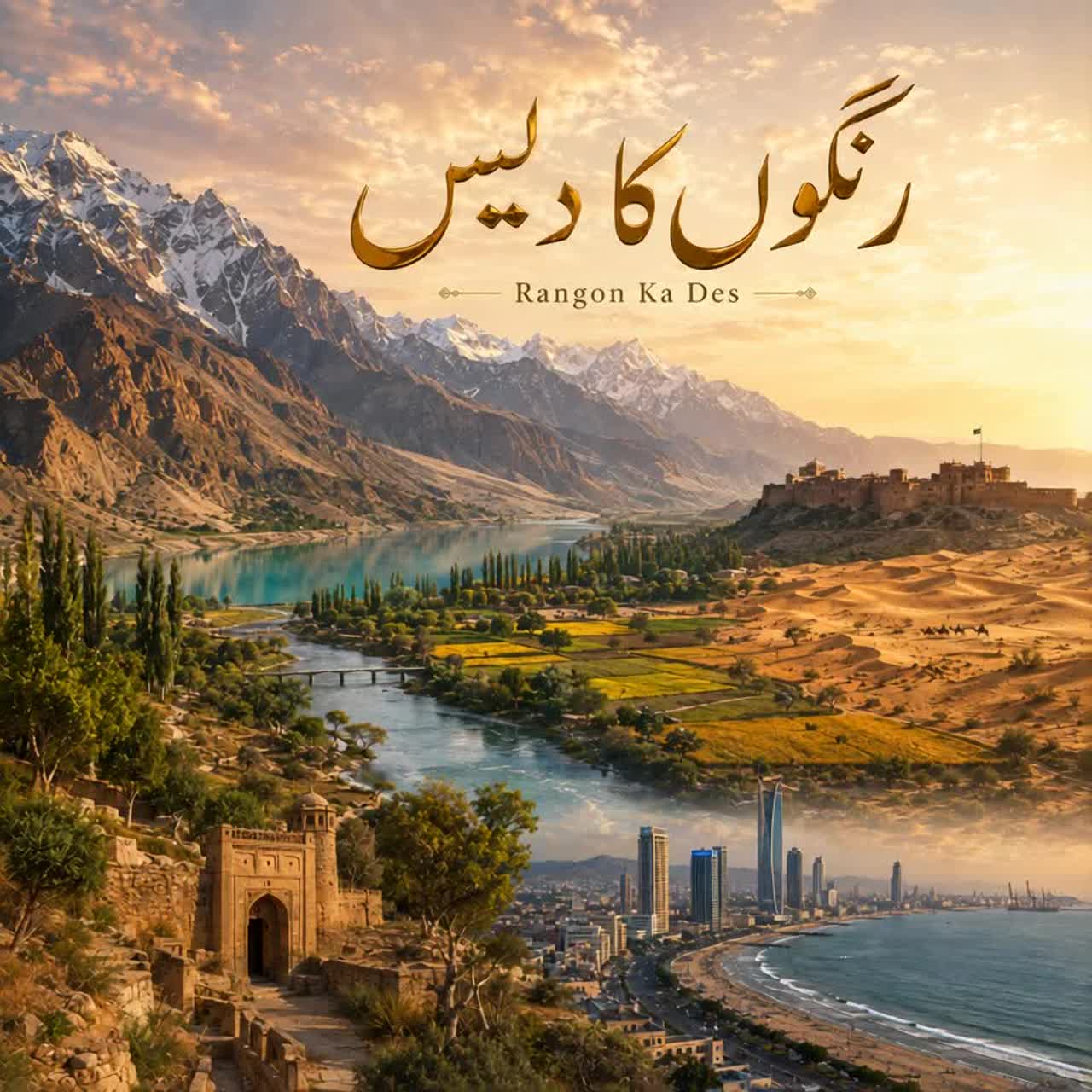 رنگوں کا دیس  (Rangon Ka Des ) artwork