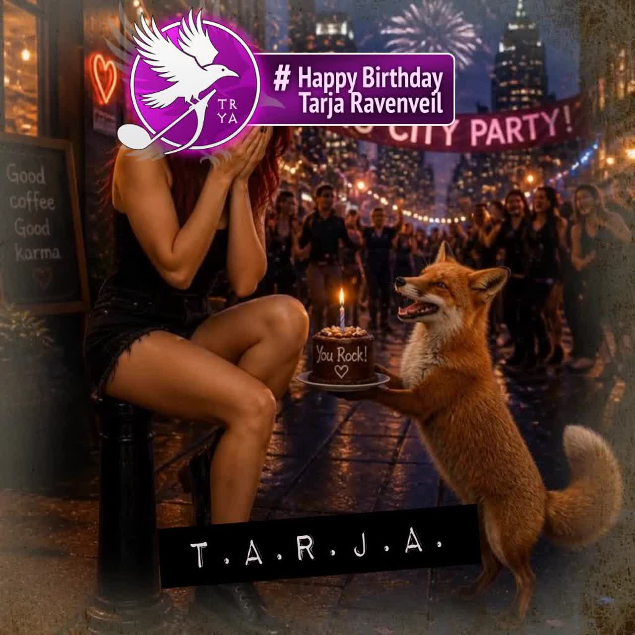 T A R J A 🐦‍⬛ [TrYa - Happy Birthday Tarja] artwork