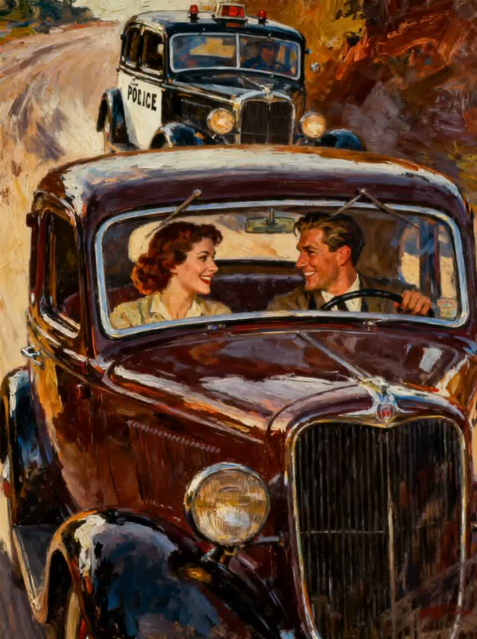 Bonnie and Clyde artwork