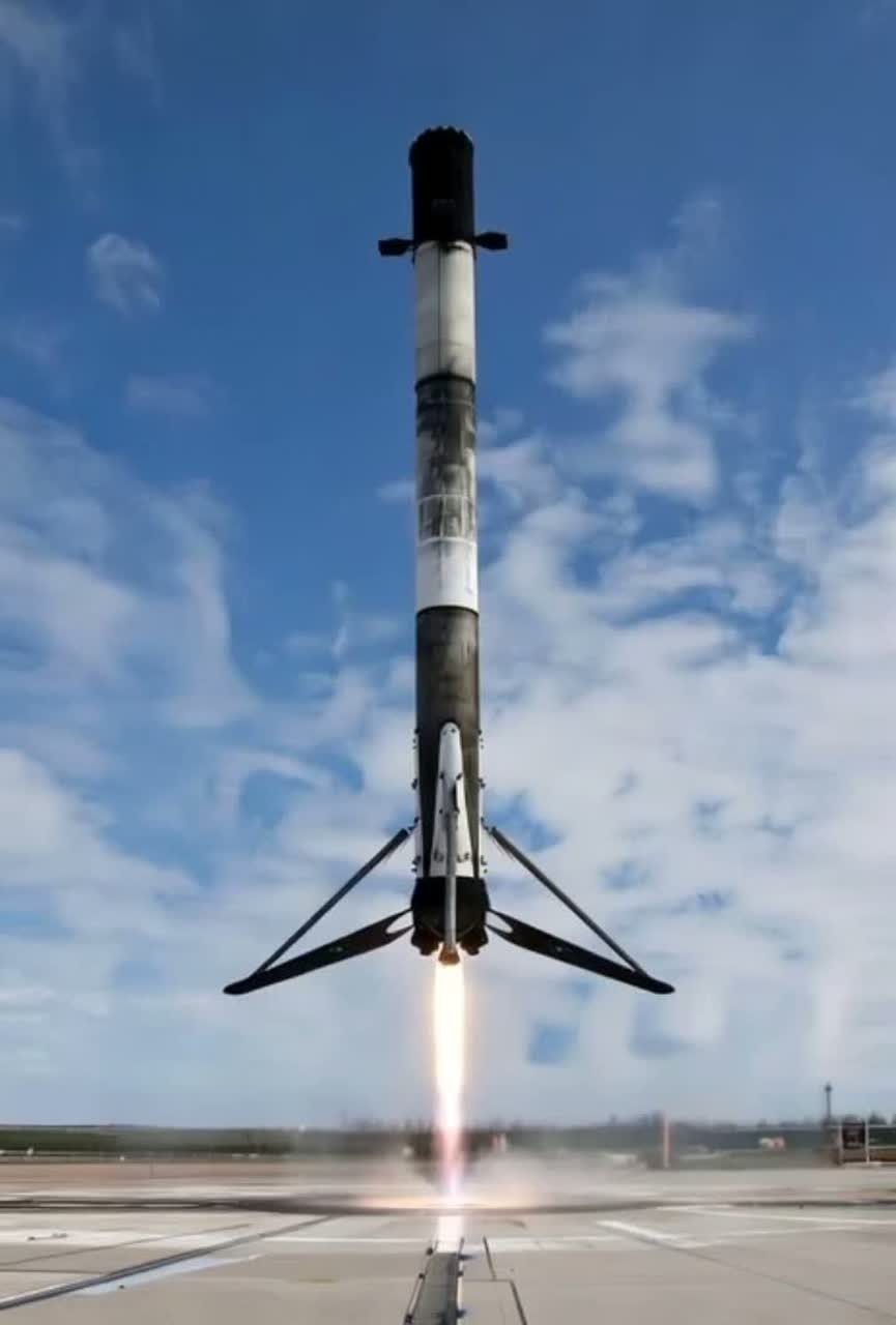 inst. falcon rocket landing artwork