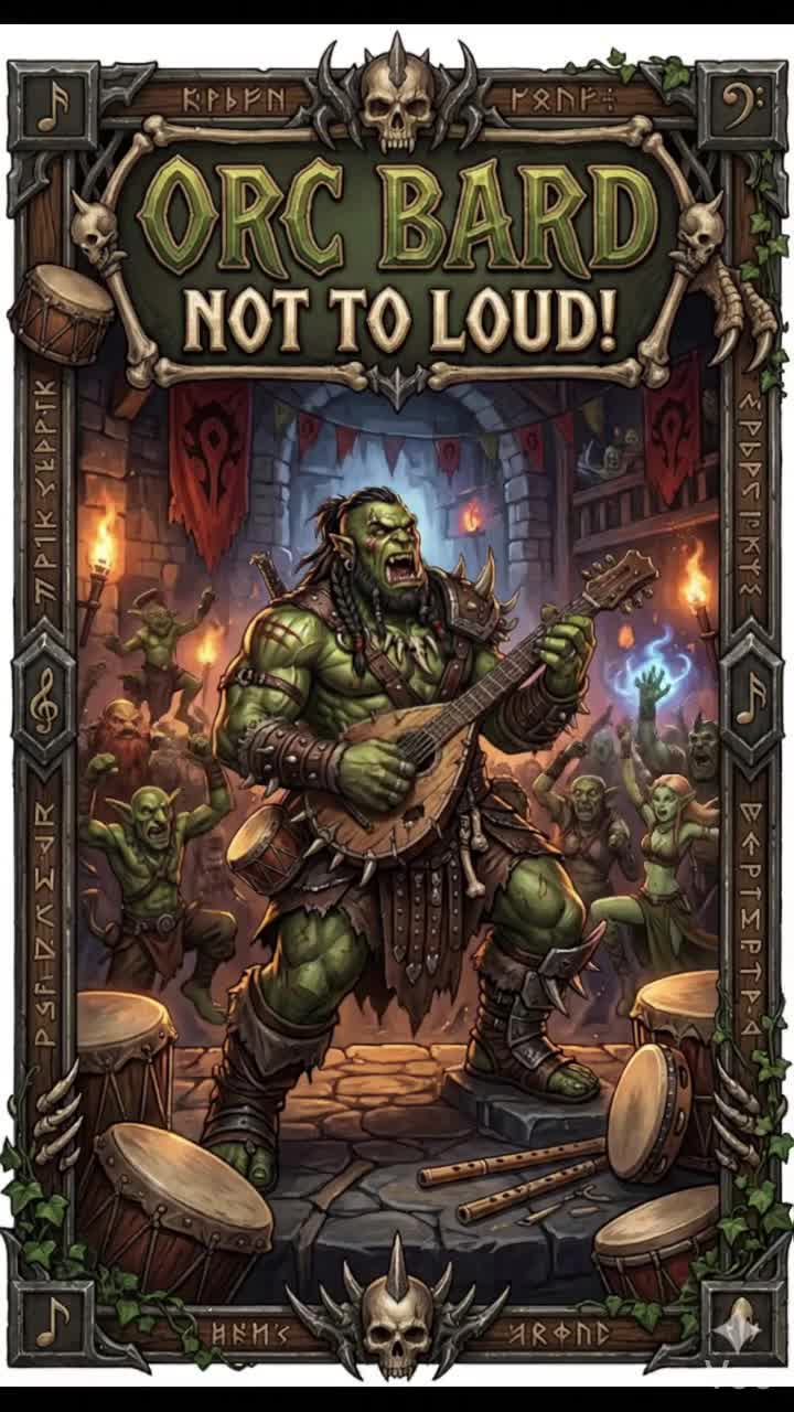 Orc NOT  to loud ! (Warden edition!) artwork