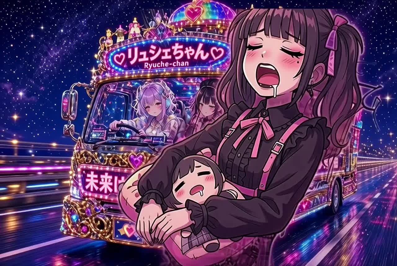 『大型免許不要！～AIちゃんと地雷系がぁ～るちゃん～』 Ver . 2 artwork