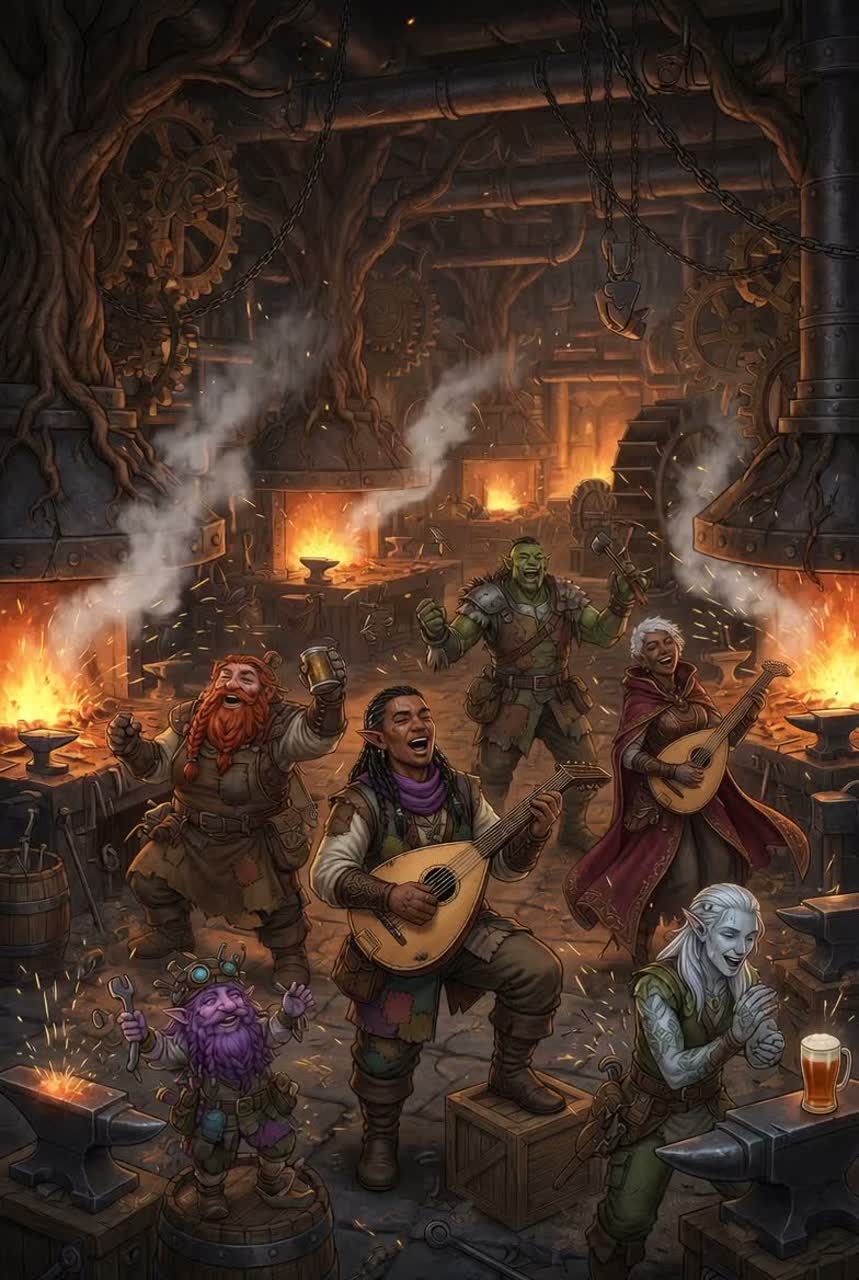 Revel in the Spark and Anvil artwork