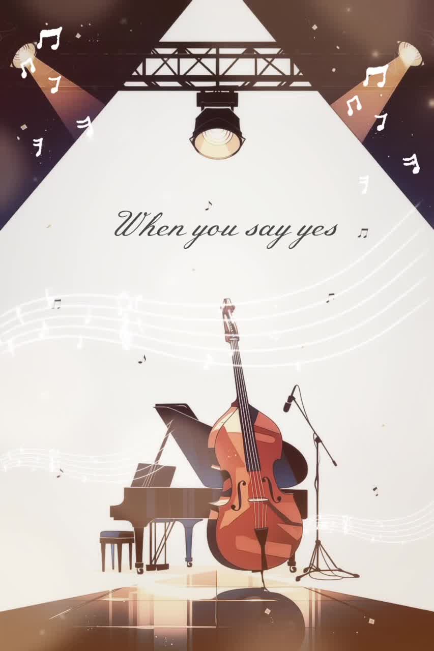 When you say yes♪instrumental artwork