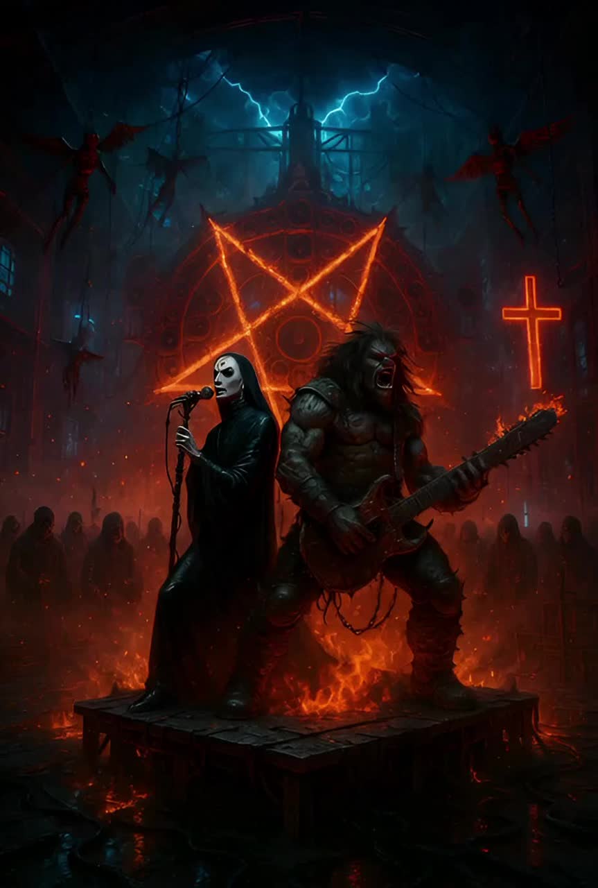 Twins of Evil – Antichrist Zombie Apocalypse artwork