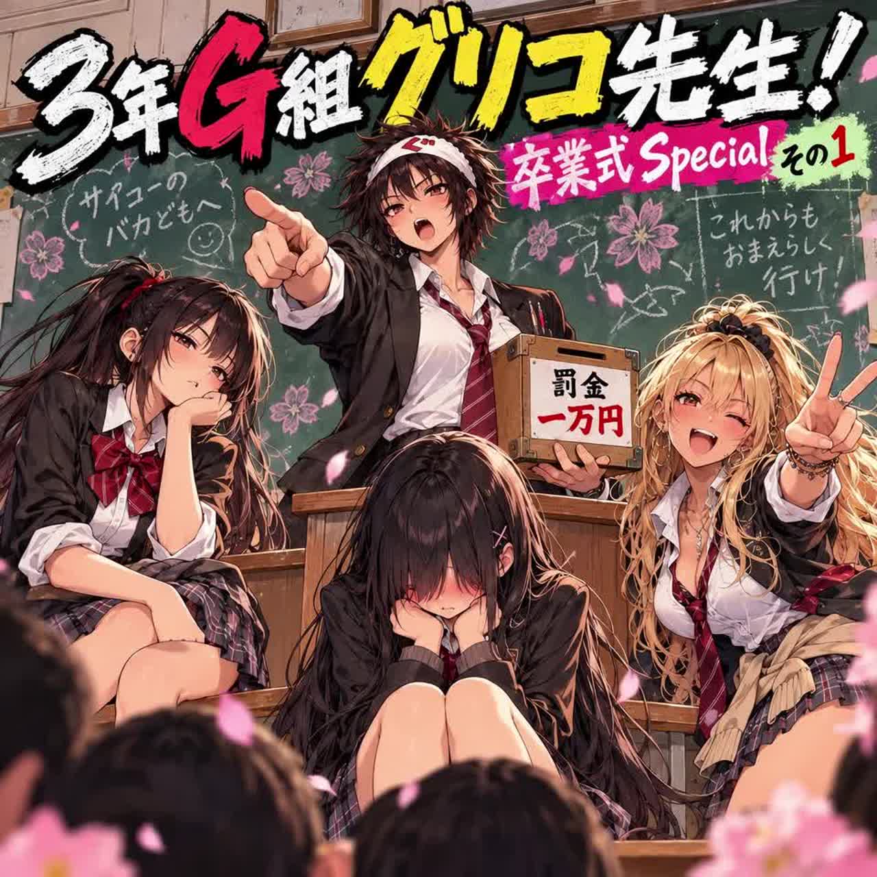 3年Ｇ組グリコ先生！卒業式Specialその1 artwork