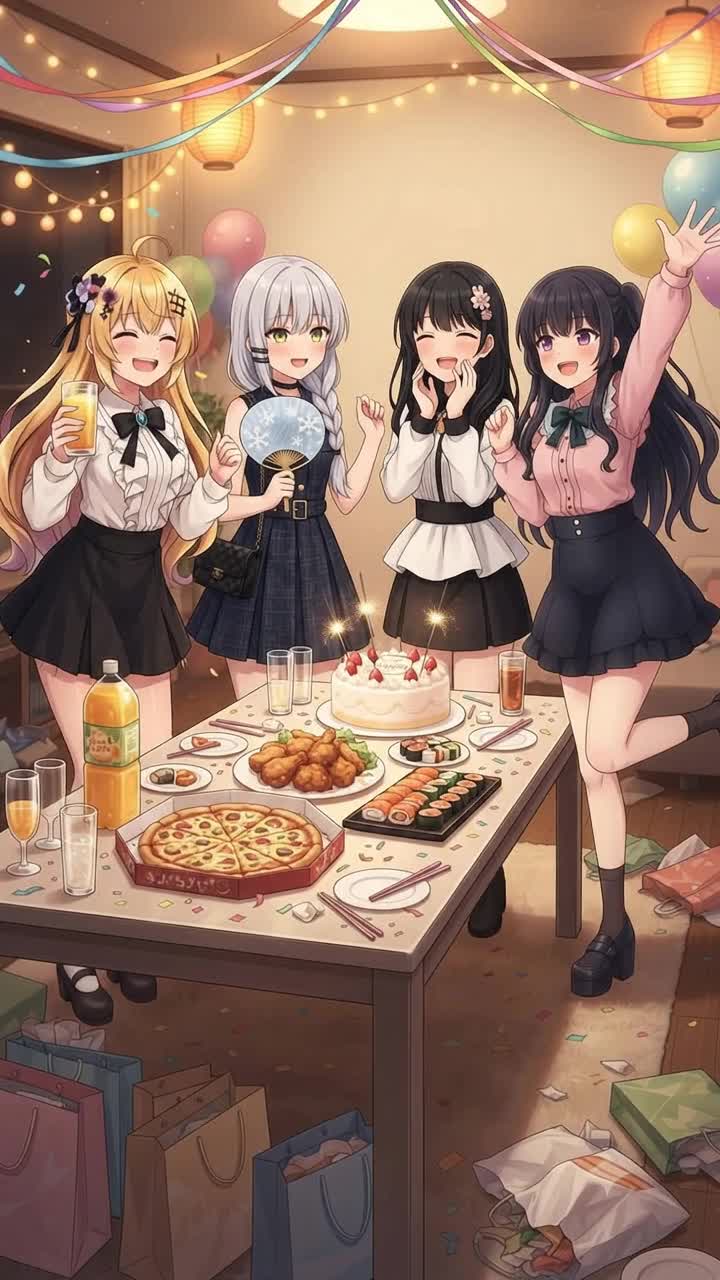 ショートドラマ【ネコにゃーシリーズ】ネクシー＆ちゅーたん 特別公演 〜学業とアイドルの両立は修羅場！？ 第一話（yy電波ですが？イメージ）01 artwork
