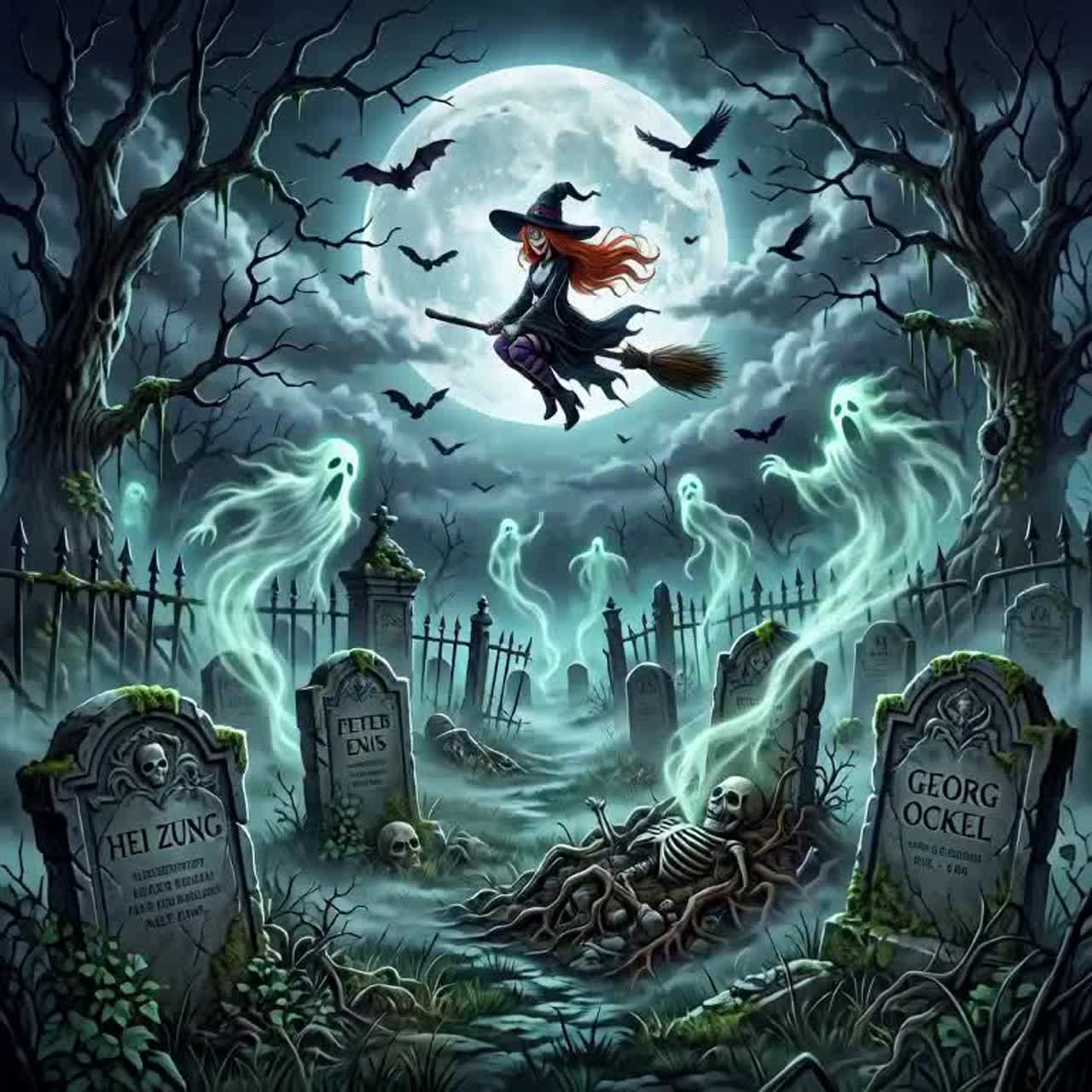 A haunting Tomb artwork