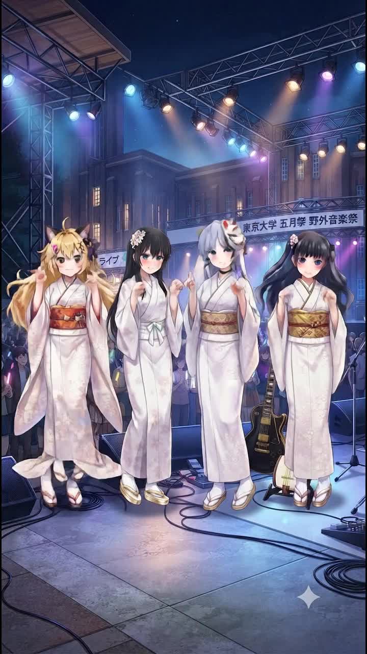 【ネコにゃーシリーズ】あやかしナイト・カーニバル 〜百鬼夜行で踊りゃんせ〜 ライブver. その1 #denpa song（yy電波ですか？イメージ） artwork