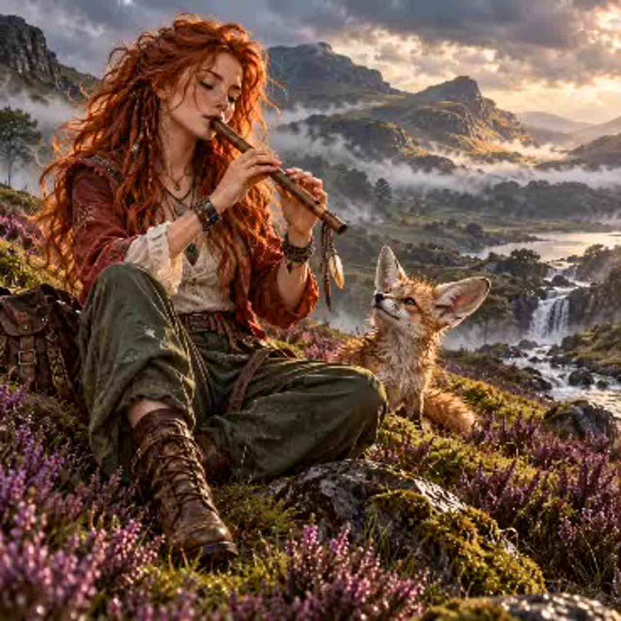 🌿 NIMUE • Where the Heather Hums artwork