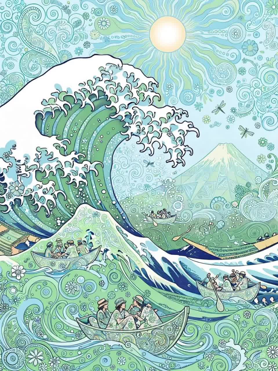真夏の海 artwork