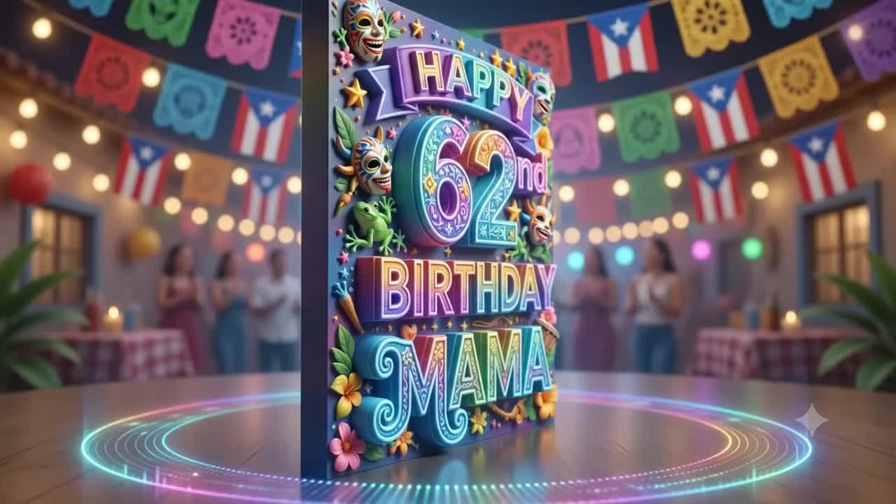 Happy birthday Mama artwork