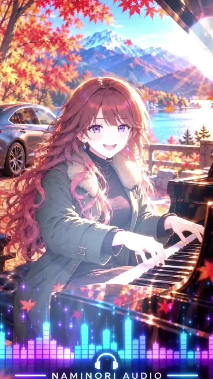 (Autumn Mountain 🚗 Drive 🍁 Grand Piano 🎹 Arr. Ver.) Breeze of Haedong Yonggungsa ⛰️ artwork