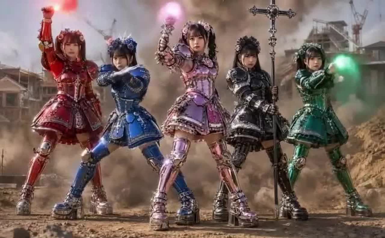 夕方5時はミニライブ ～Armor Lories～ 特撮ヒーロー『アーマーロリーズ』 artwork