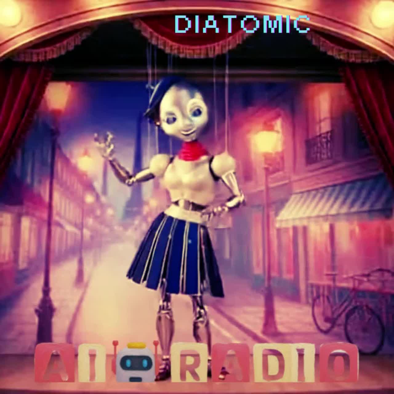 Cyber-stellaire DIATOMIC (French/English Mashup) 🟦⬜🟥 artwork