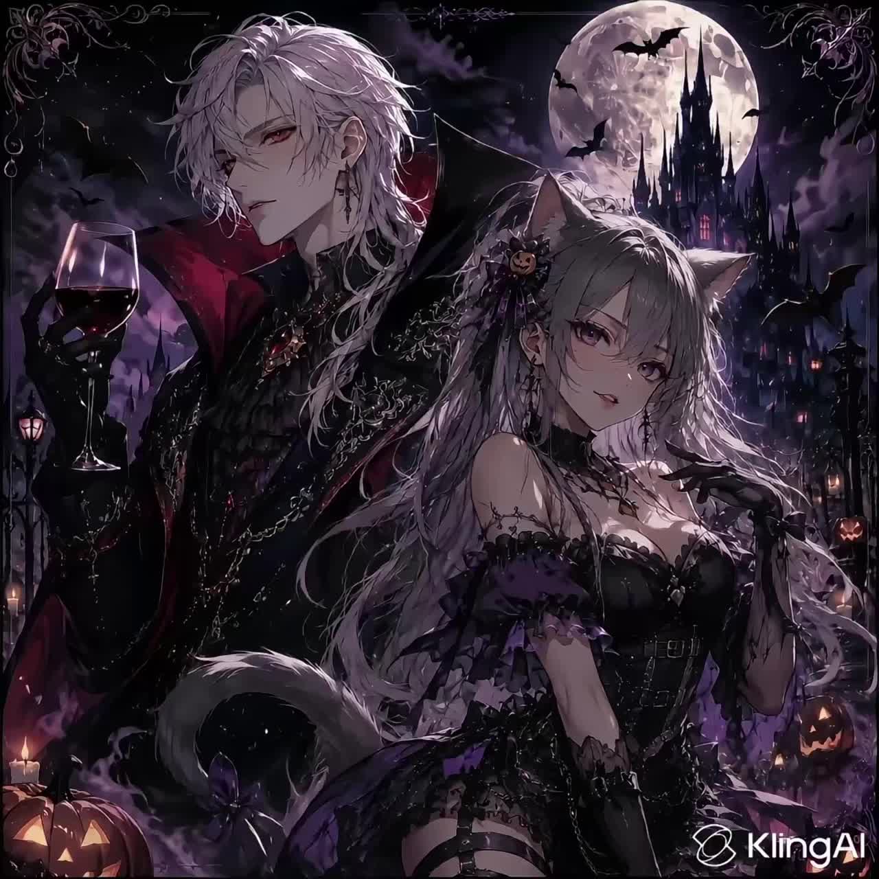 Vampire & Werecat artwork