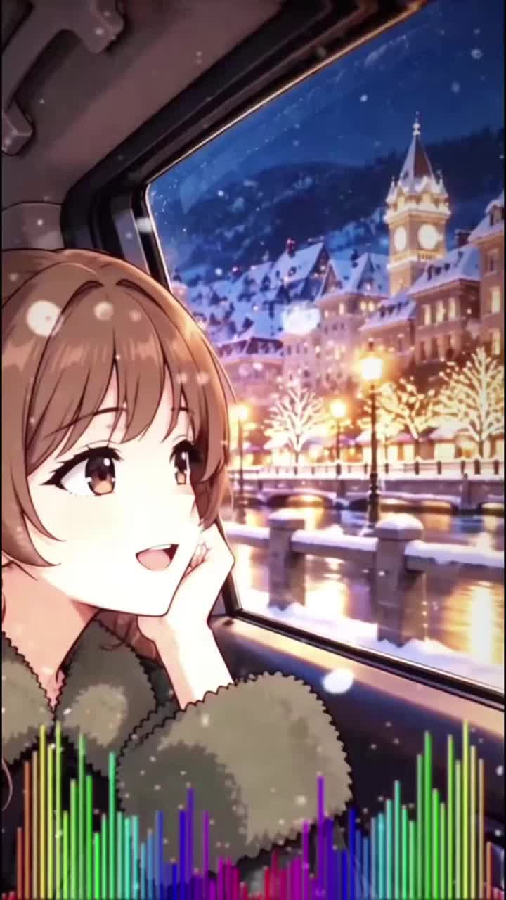 (Snowy City 🚕 Night Taxi Jazz 🌃 Ver.) Winter Breeze Again ～A Snowy Night Drive～ ❄️🎷 artwork
