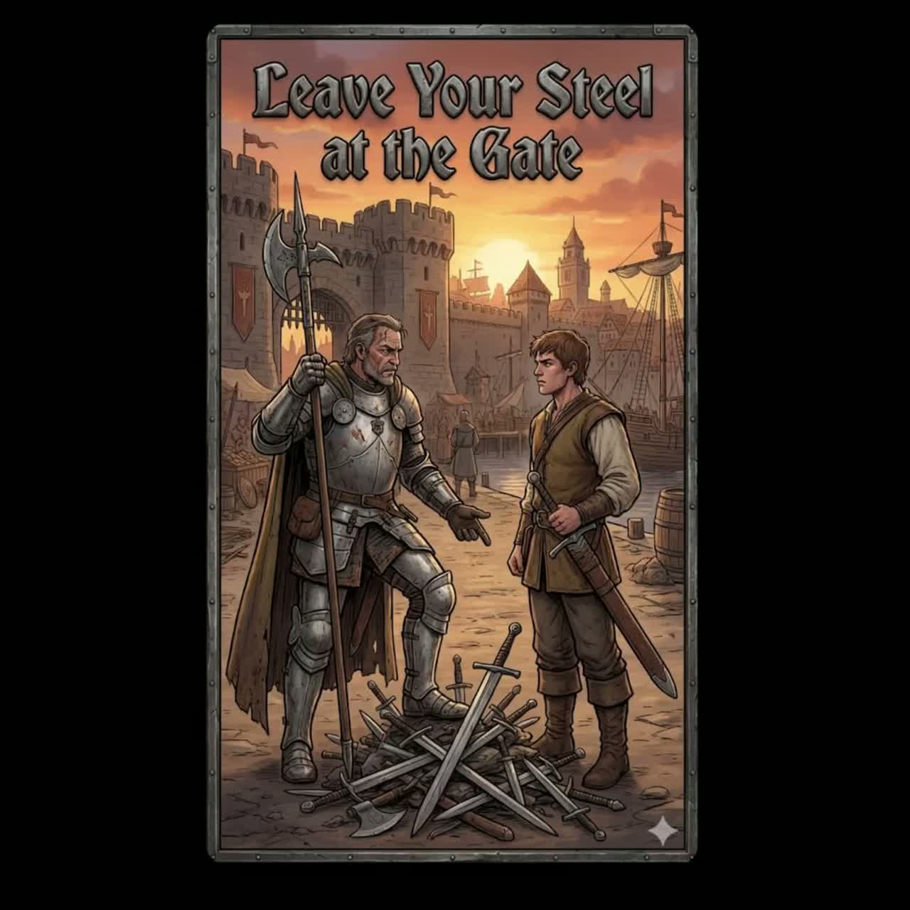 Leave Your Steel at the Gate artwork