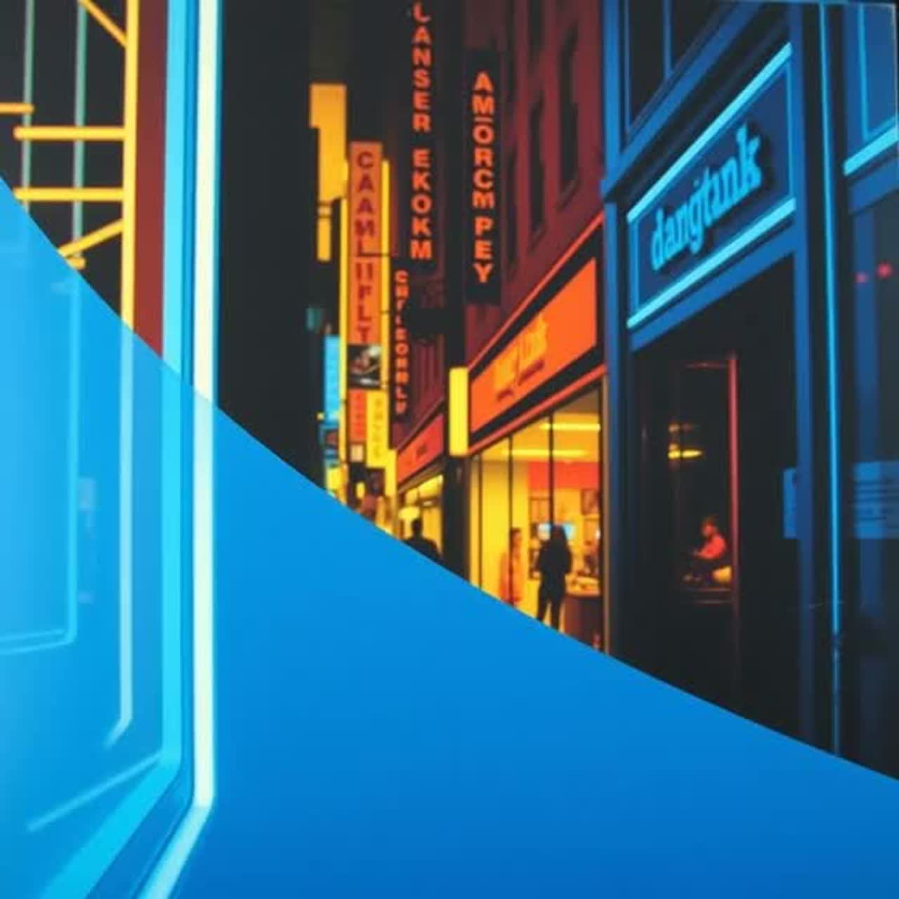city nights artwork