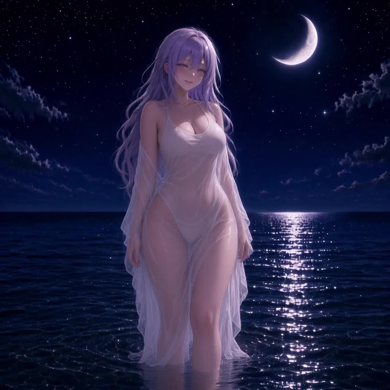 Cat and Crescent artwork