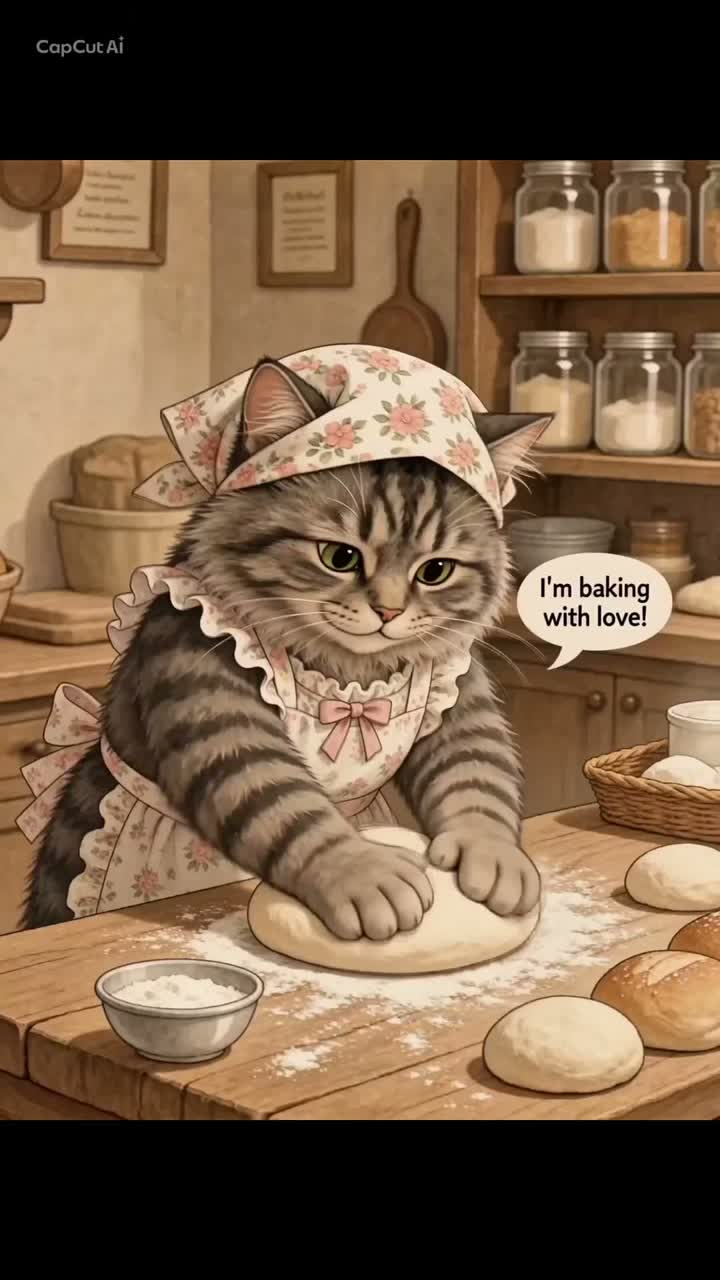 やさしいネコのパン屋さん artwork