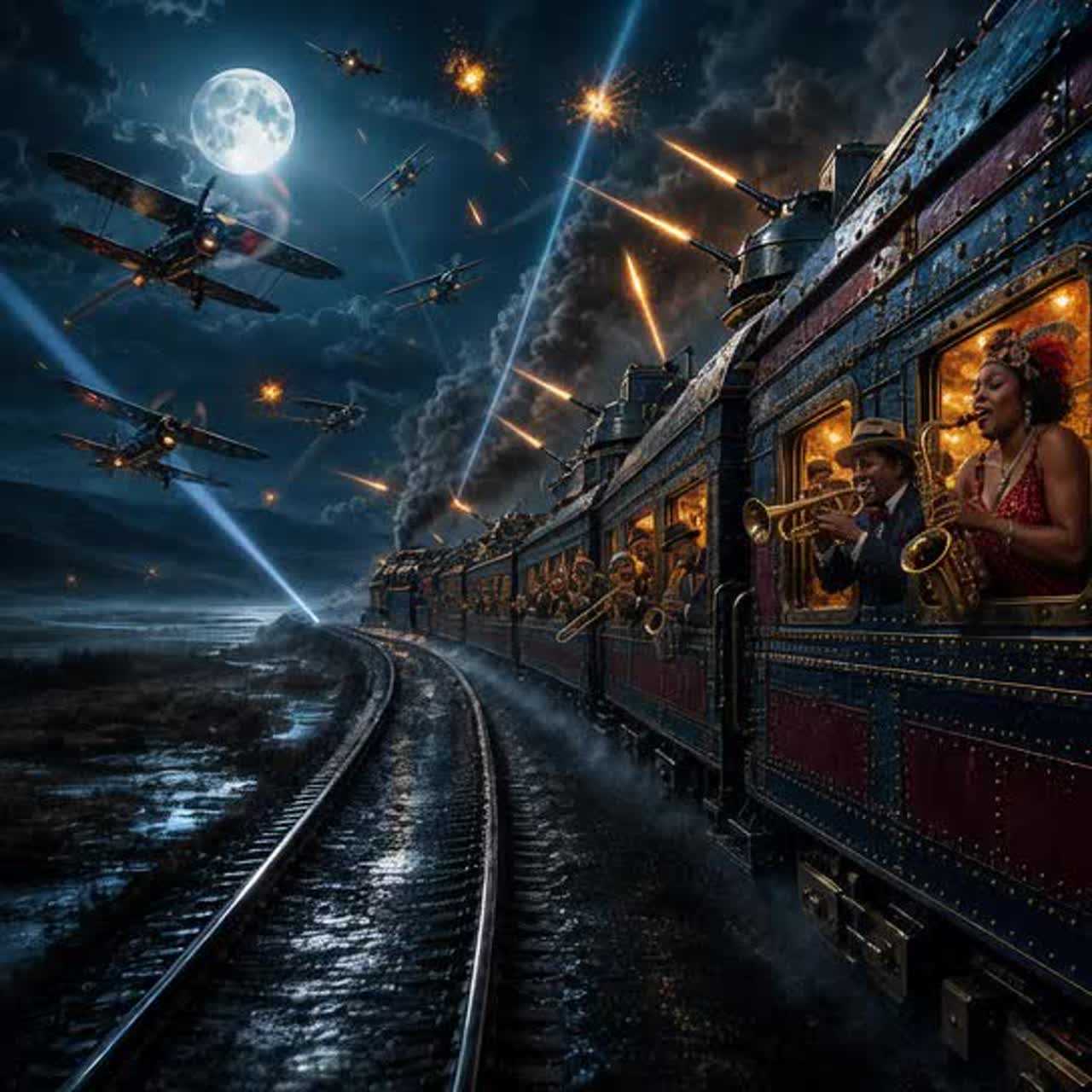 Night blues. RU / Masters B.L.U. /  rmx by ST_AI_8 artwork