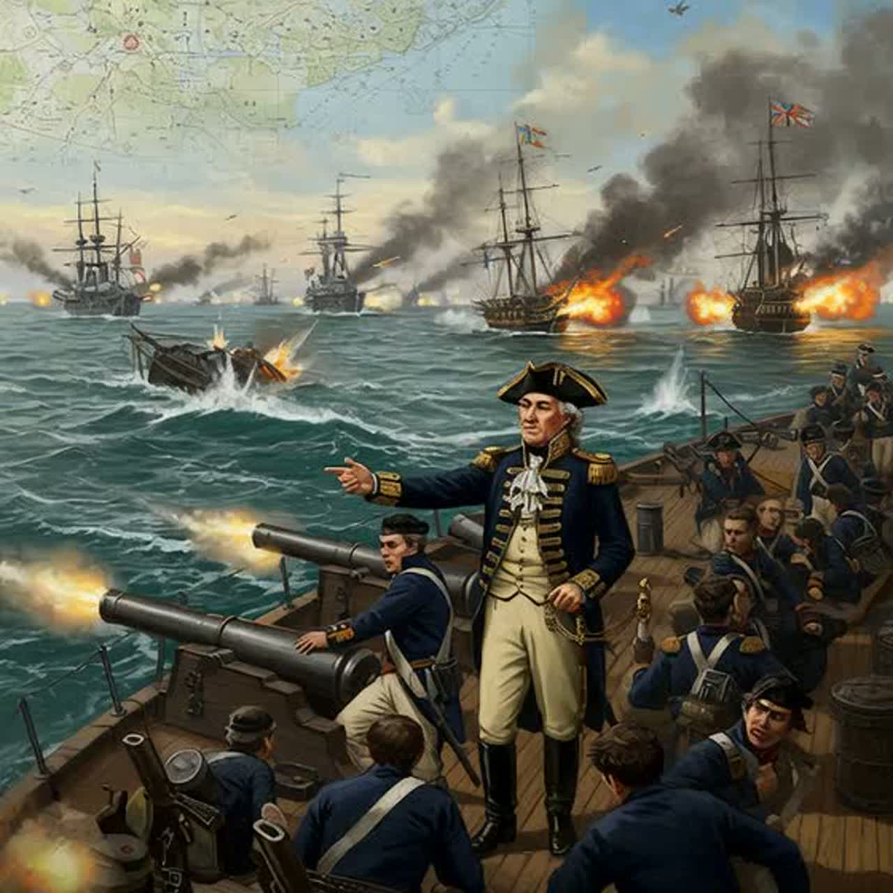 Battle at the sea (Cover) artwork