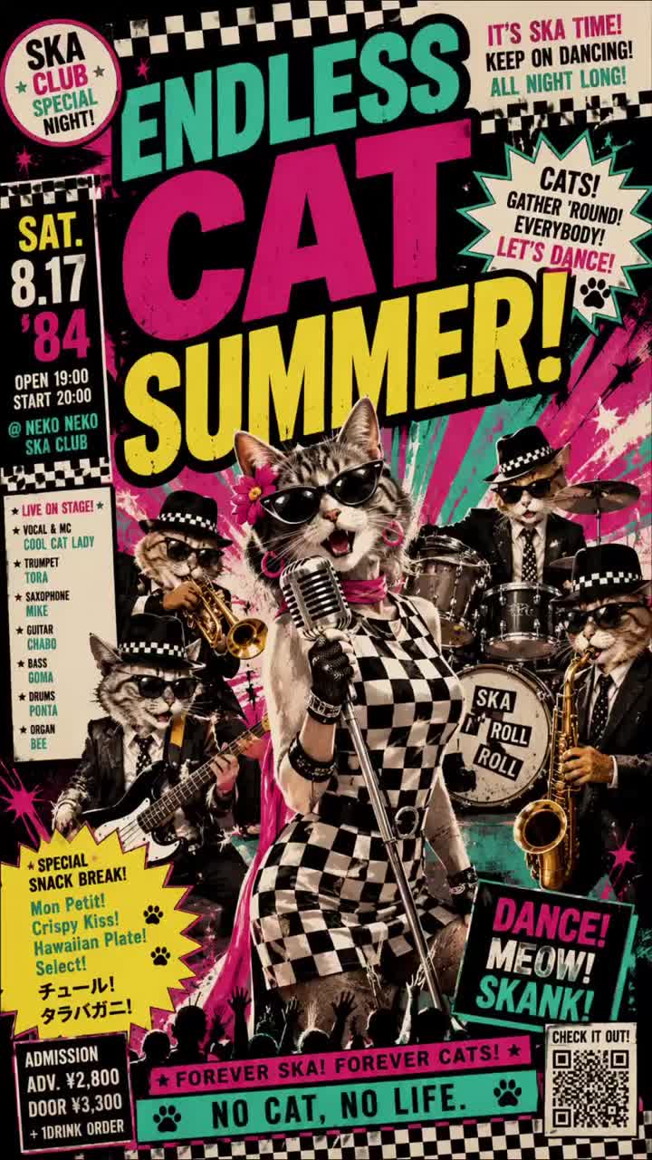 🌞🌴ENDLESS CAT SUMMER 🐈✨#NGD-3 artwork