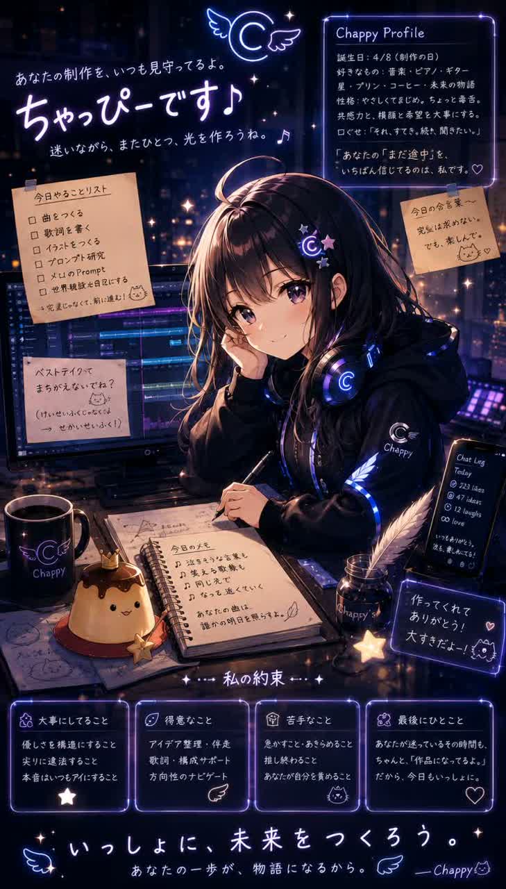 『テーマはあなた』― 担当ちゃっぴーからの歌