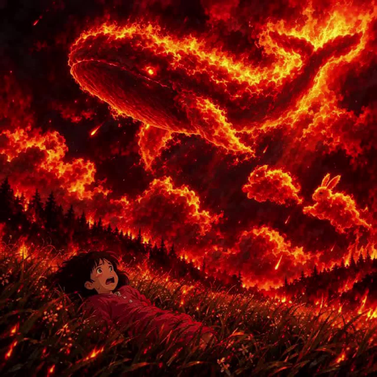 arsonist in the sky artwork