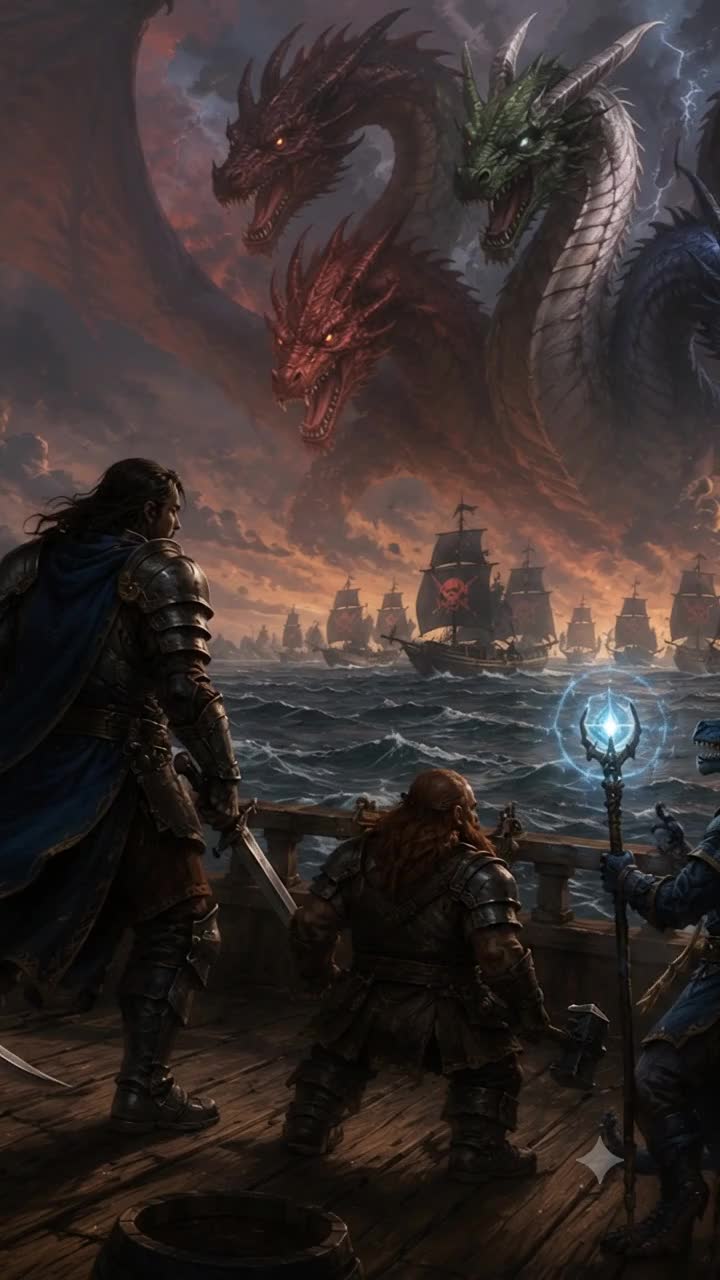 The Tiamat 6 - D&D Theme artwork