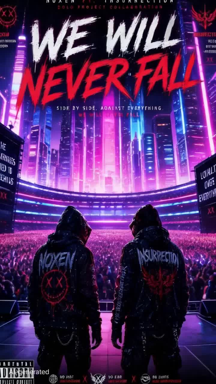 NEVER FADE ft Noxen [黒士蓮] © artwork