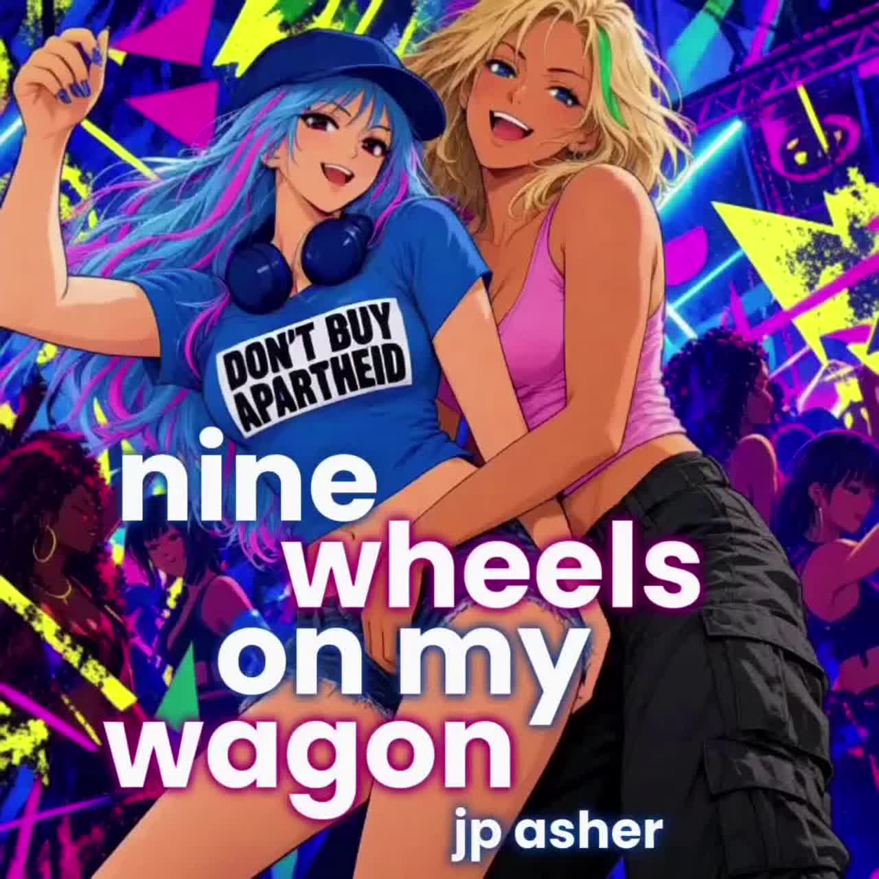 Nine Wheels on My Wagon artwork