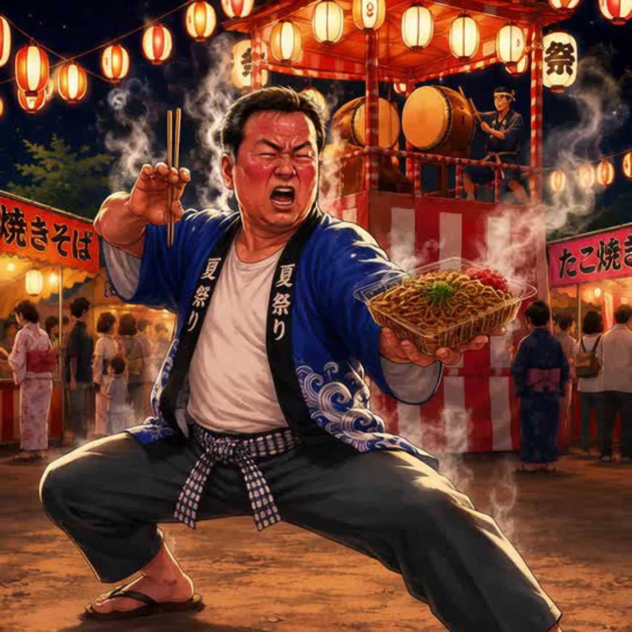 お祭りおじさん artwork