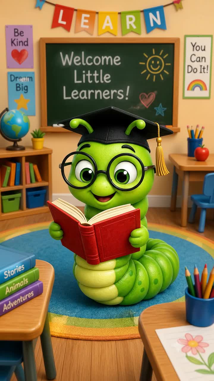 Little Green Bookworm artwork