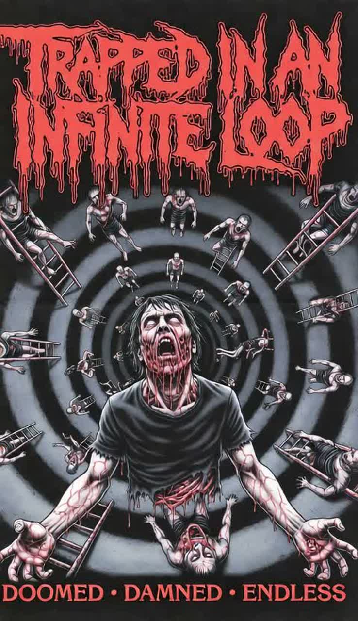 Trapped in an infinite loop artwork