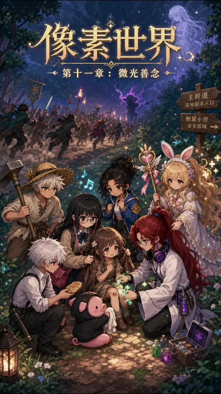 像素世界 第十一章   微光善念 artwork